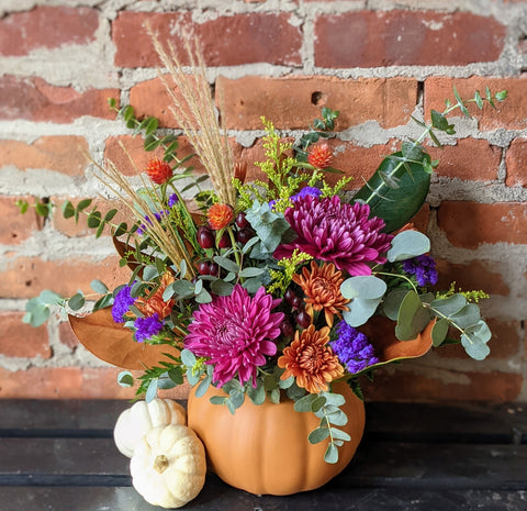 Orange Pumpkin Bouquet