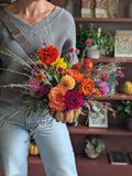 Autumn Wildflower Pumpkin