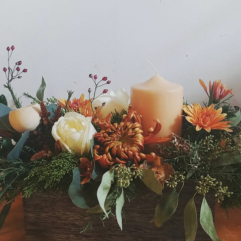 Antiqued Centerpiece