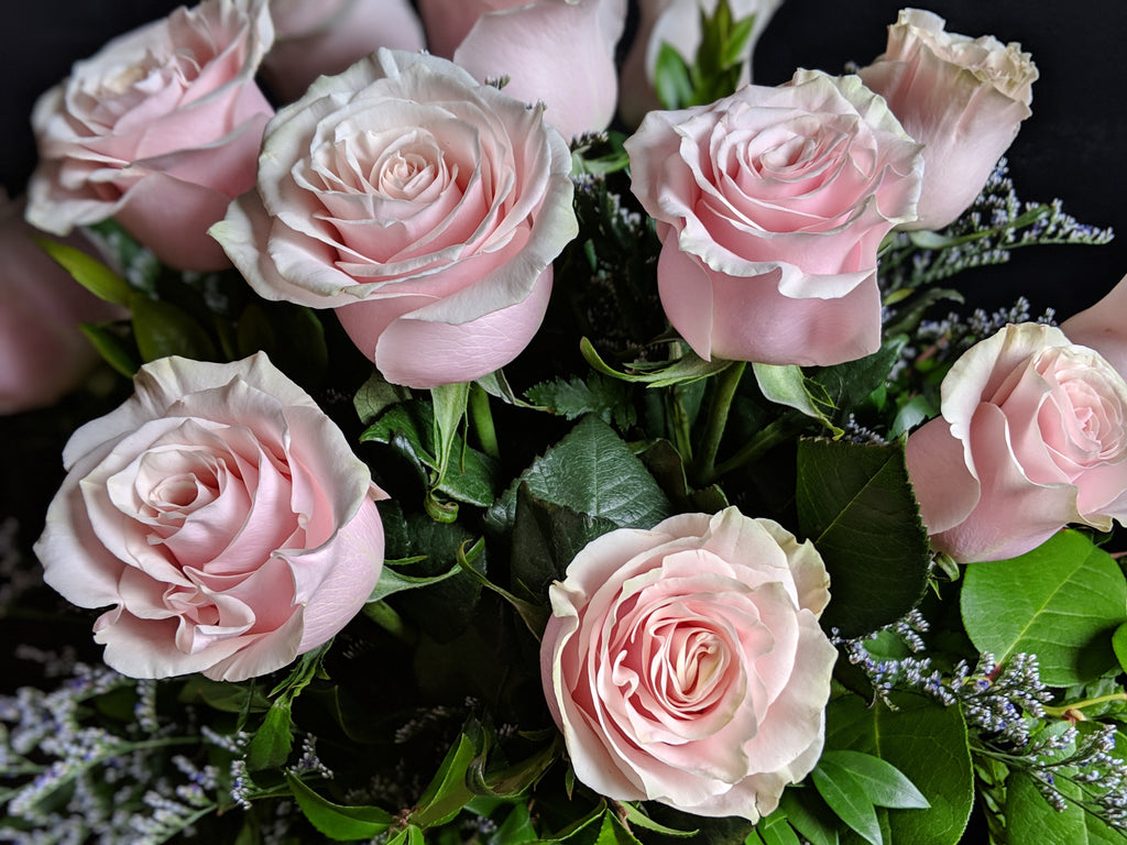Soft Pink Rose Bouquet – Ithaca Flower Shop